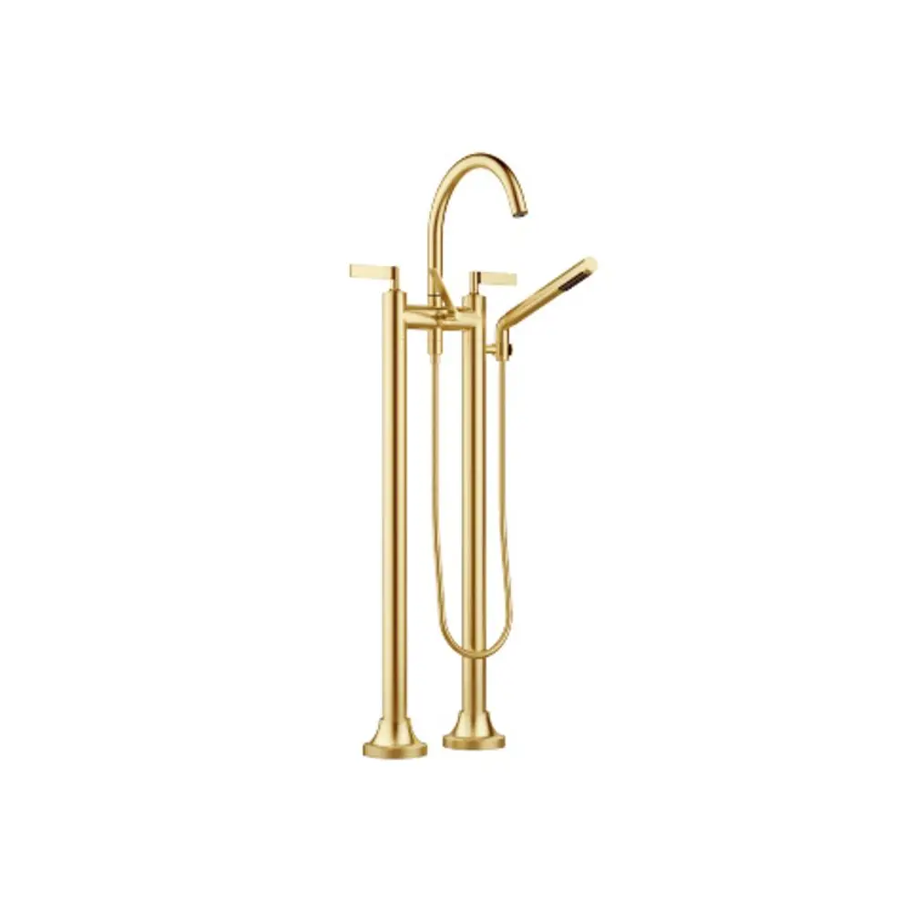 DORNBRACHT Wannen-Zweilochbatterie für freistehende Montage VAIA 25943819 Messing gebürstet (23kt Gold), 25943819-28 Galeriebild 1